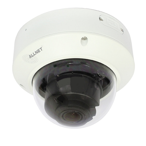 ALLNET IP Kamera Fix Dome / Outdoor / 5MP / IR / Vandalismus / Low-Light / Motorisiertes Vario-Objektiv / 93° / "ALL-CAM2495v3-L